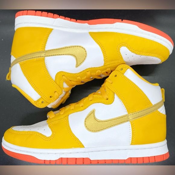 Nike Dunk High University Gold Orange NEW - Picture 2 of 5